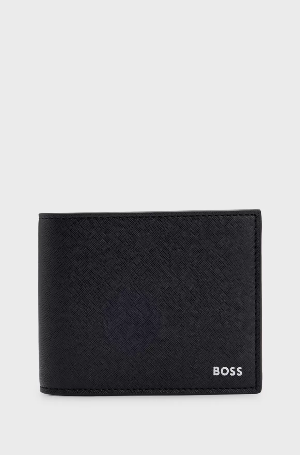 HUGO BOSS Tegnebog Med Struktur Og Signaturdetaljer