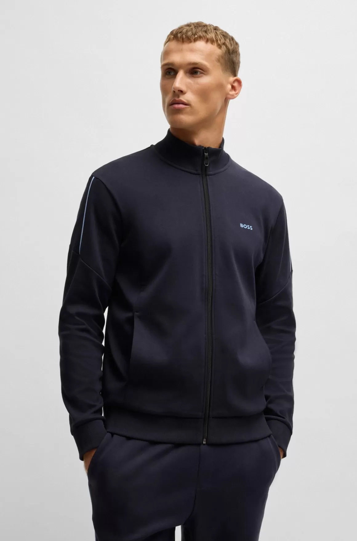 HUGO BOSS Tracksuit Af Interlockbomuld Med Logodetaljer