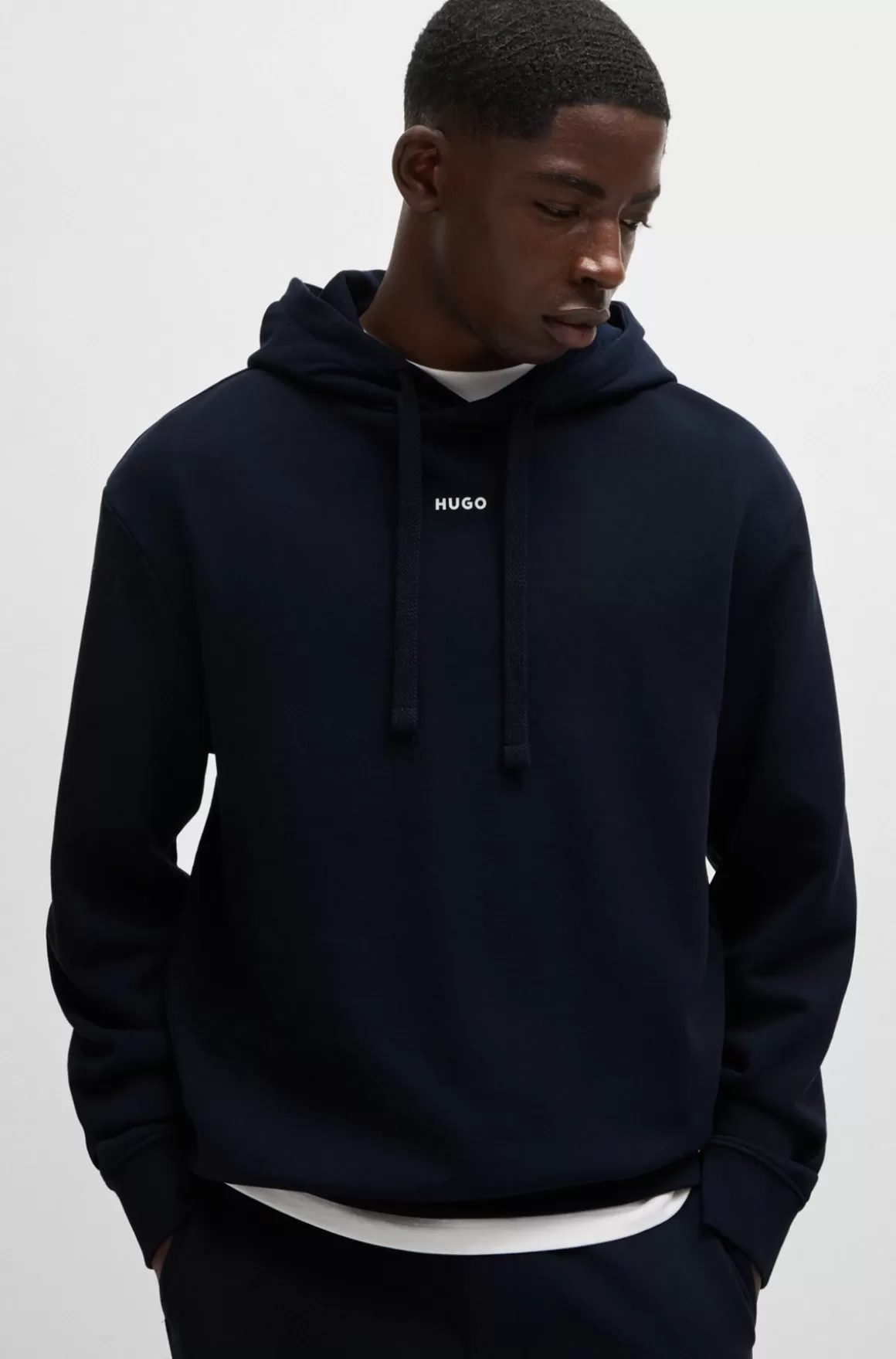HUGO BOSS Tracksuit I Sweatkvalitet Af Bomuld Med Relaxed Fit Og Kontrastlogoer