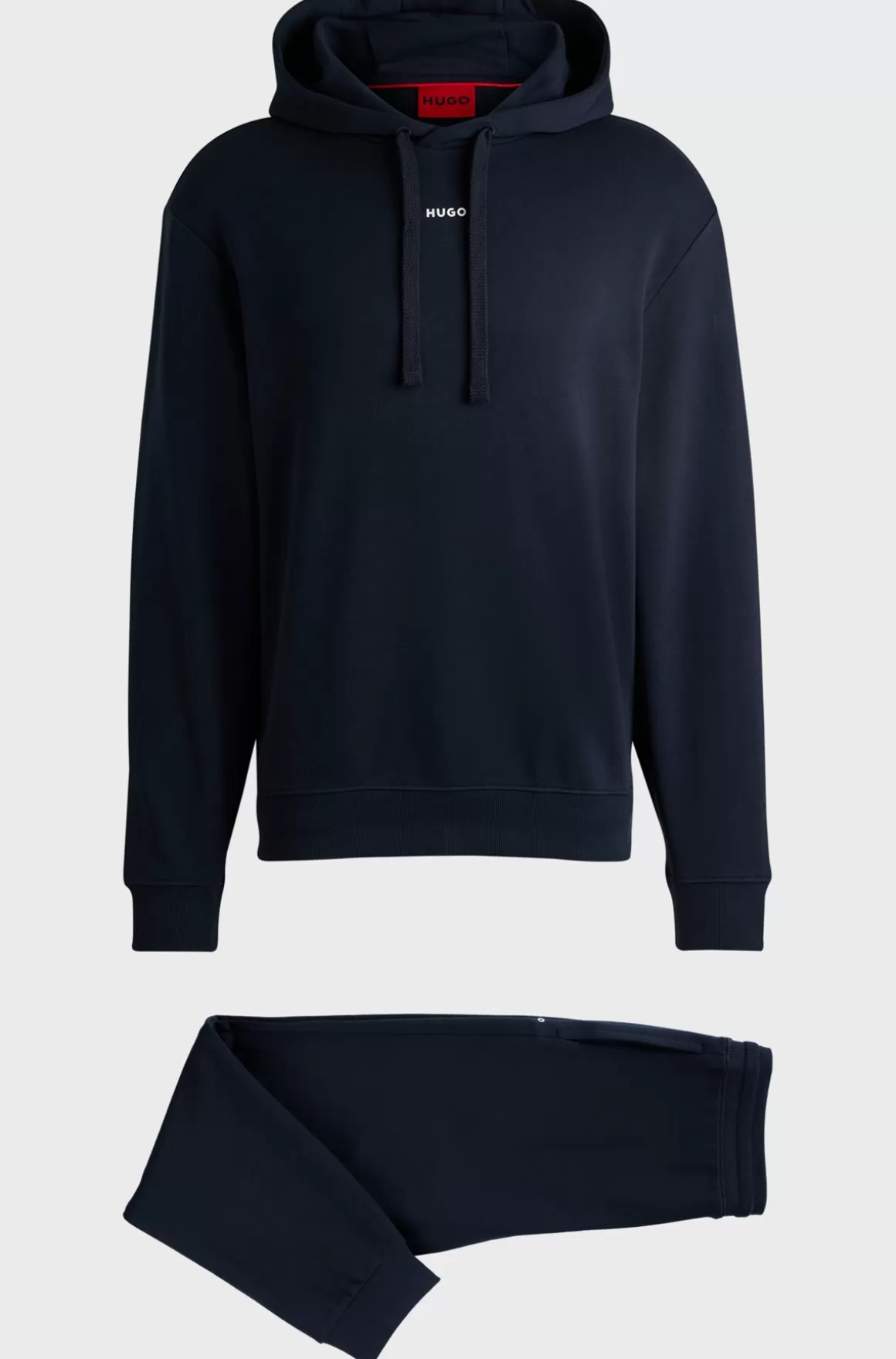 HUGO BOSS Tracksuit I Sweatkvalitet Af Bomuld Med Relaxed Fit Og Kontrastlogoer