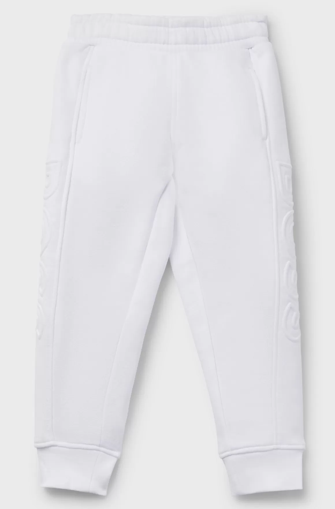 Børn HUGO BOSS Tracksuit-bukser Af Bomuldsblanding Med Prægede Logoer Til Børn