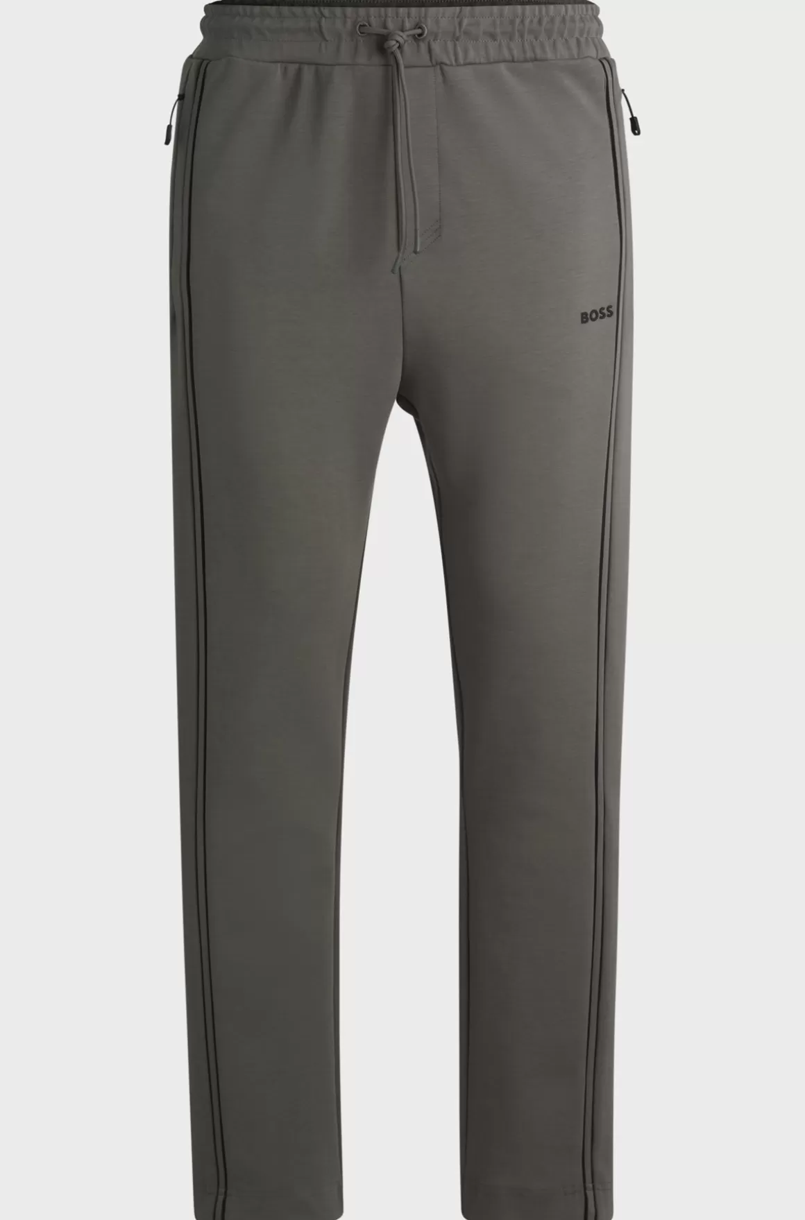 HUGO BOSS Tracksuit-bukser I Bomuldsblanding Med Diskrete Striber