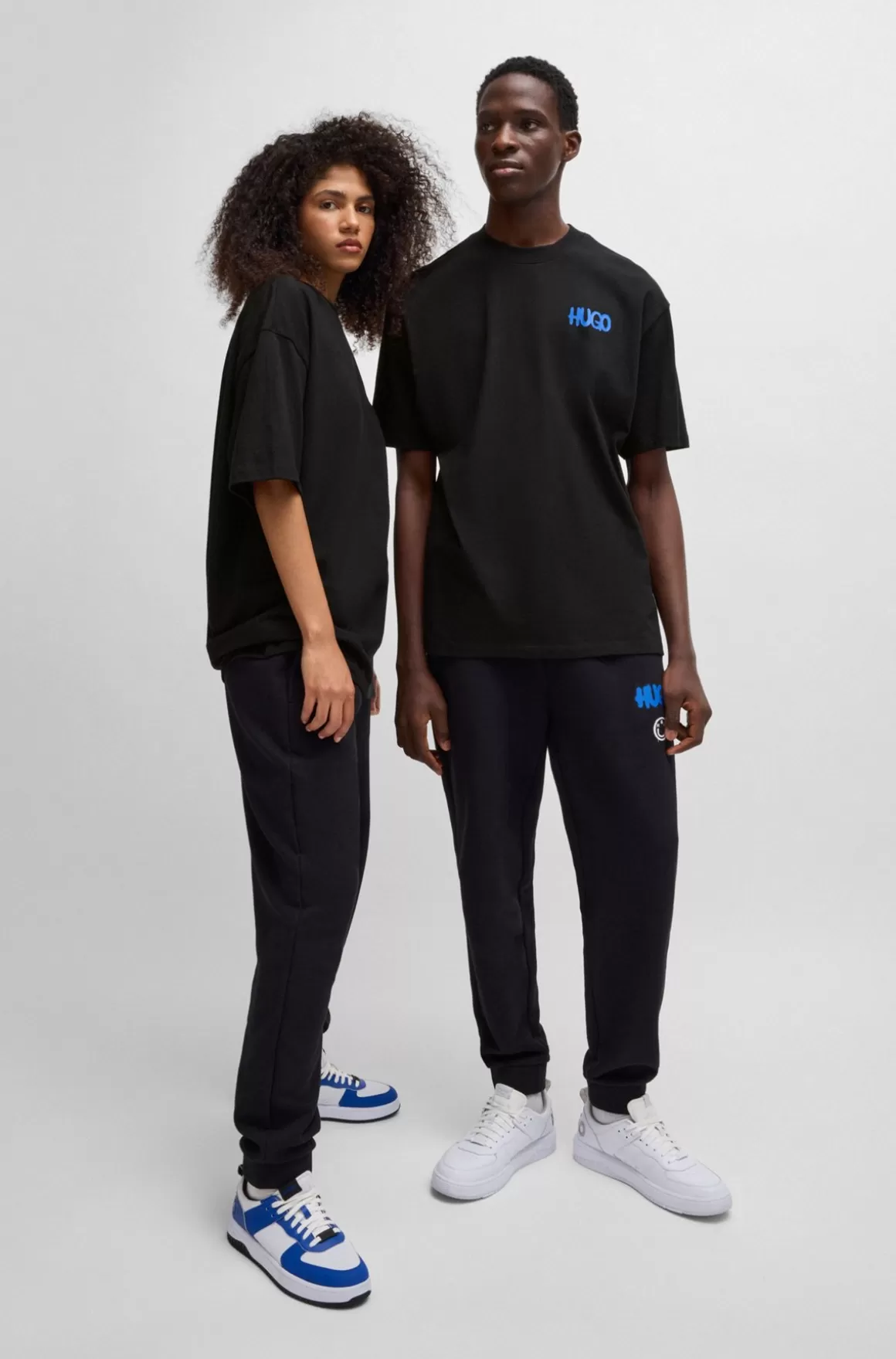 HUGO BOSS T-shirt I Bomuldsjersey Med Logo