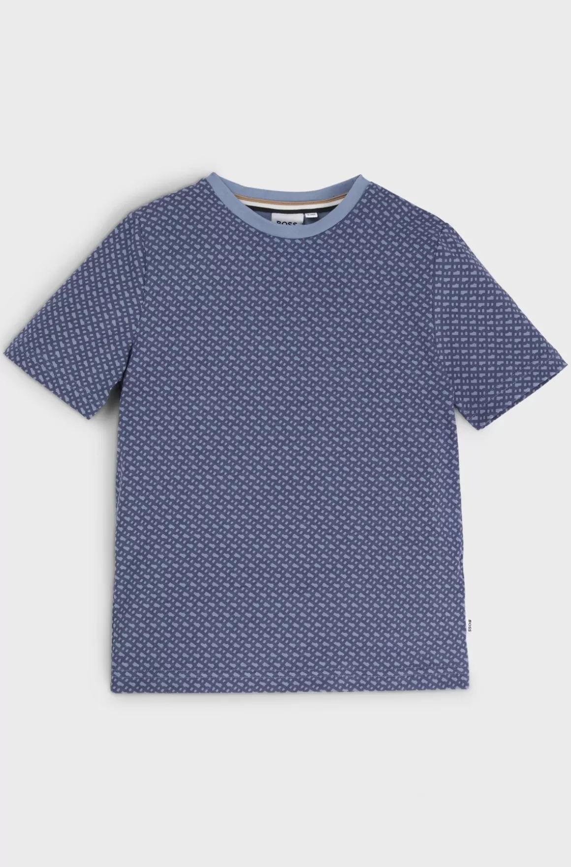 Børn HUGO BOSS T-shirt Til Børn I Bomuld Med Monogramprint Overalt