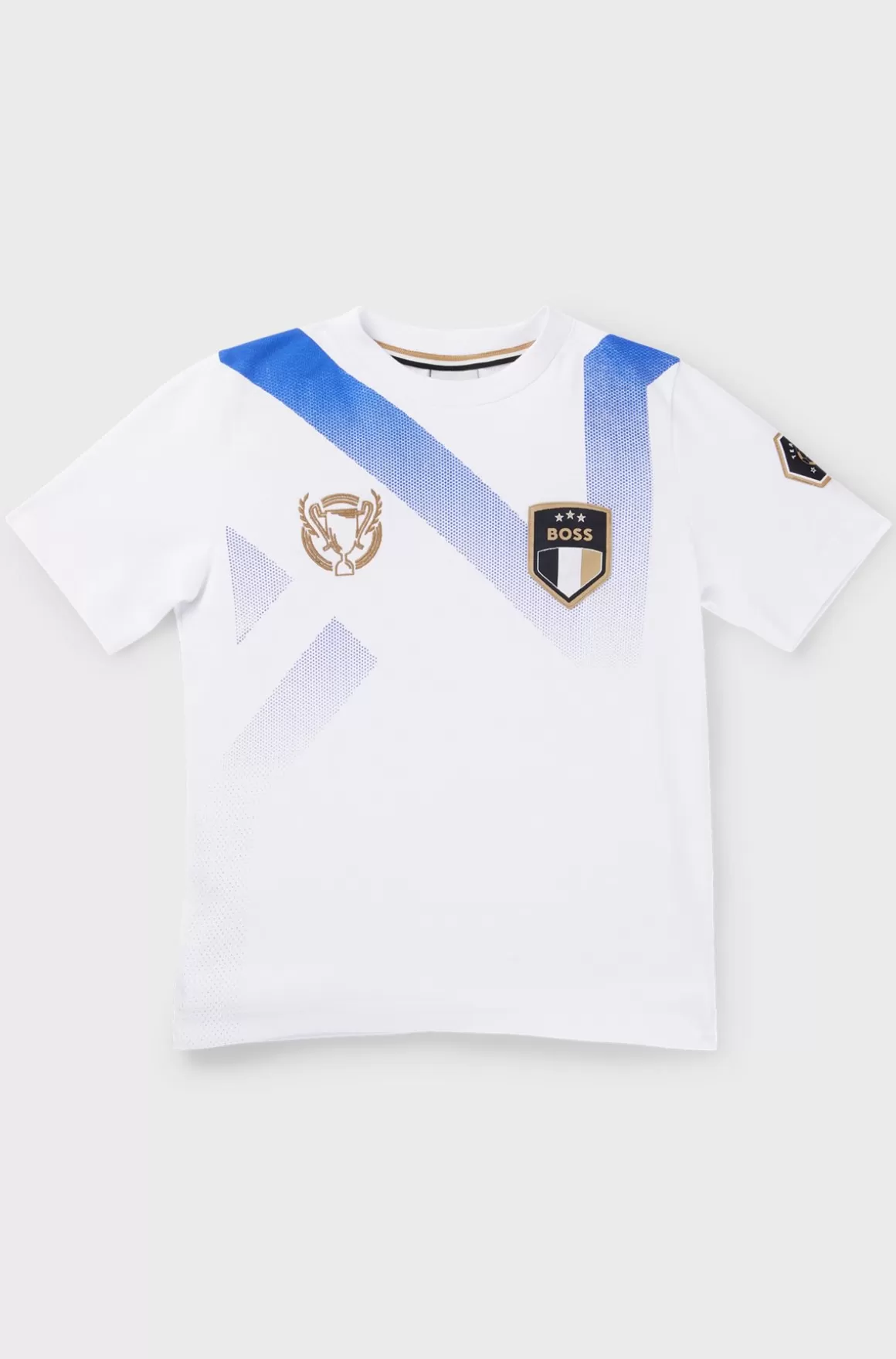 Børn HUGO BOSS T-shirt Til Børn Med Gradueret Motiv Og Logodetaljer