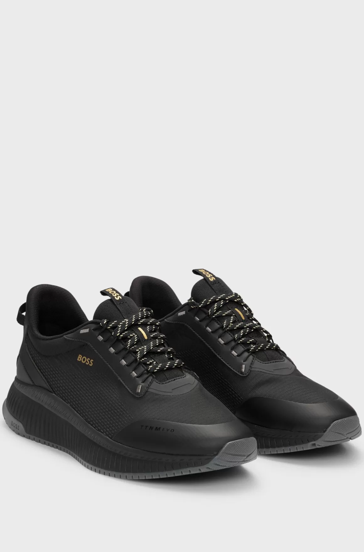 HUGO BOSS TTNM EVO-sneakers Med Rillet Sål
