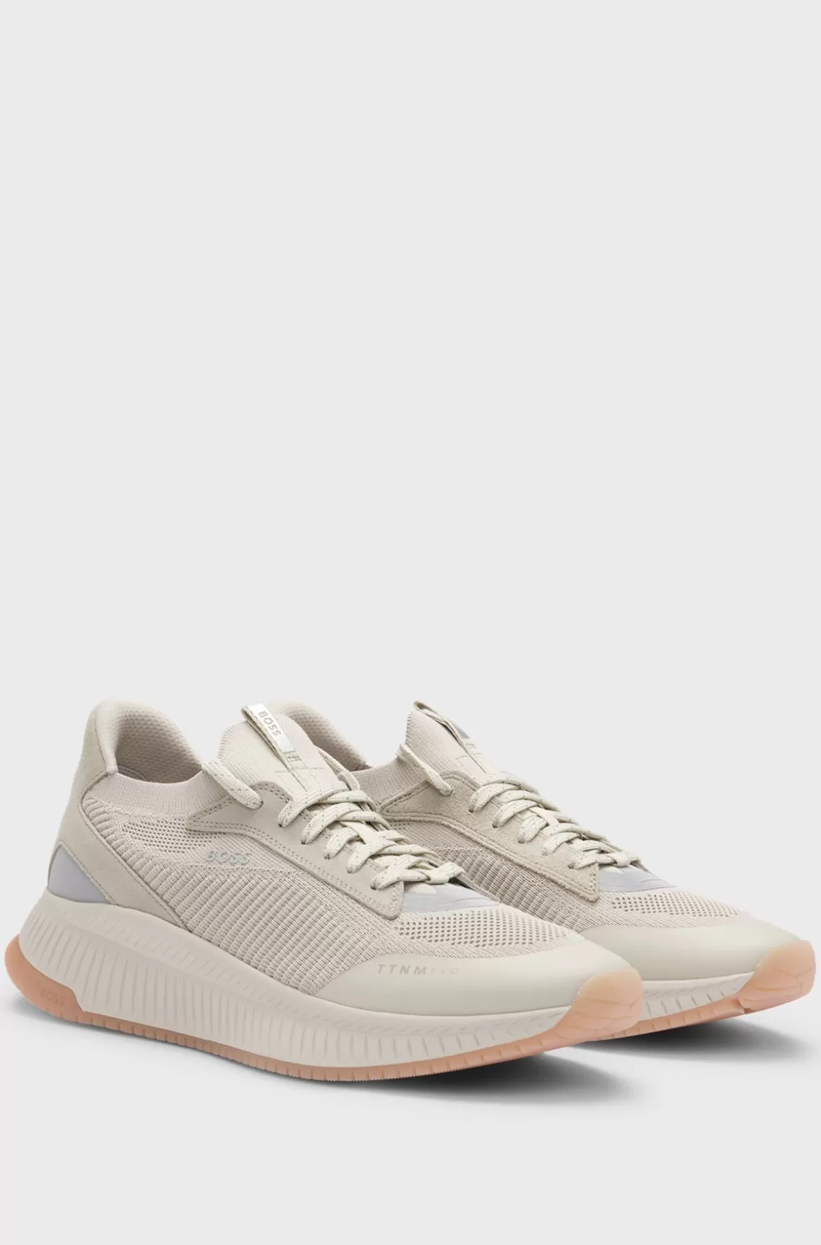 HUGO BOSS TTNM EVO-sneakers Med Strikket Overdel