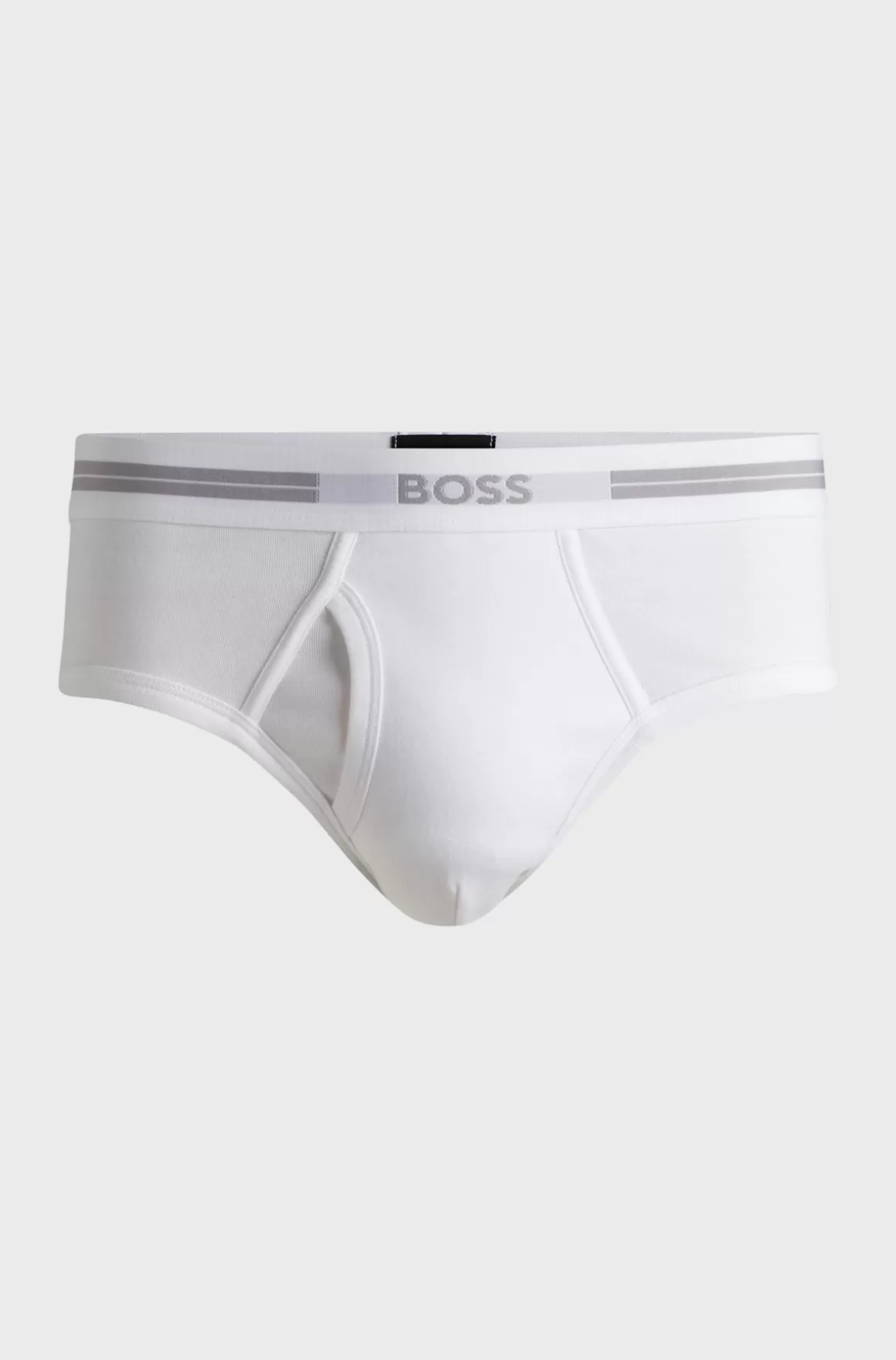 HUGO BOSS Underbukser I Ribbet Bomuld Med Logolinning