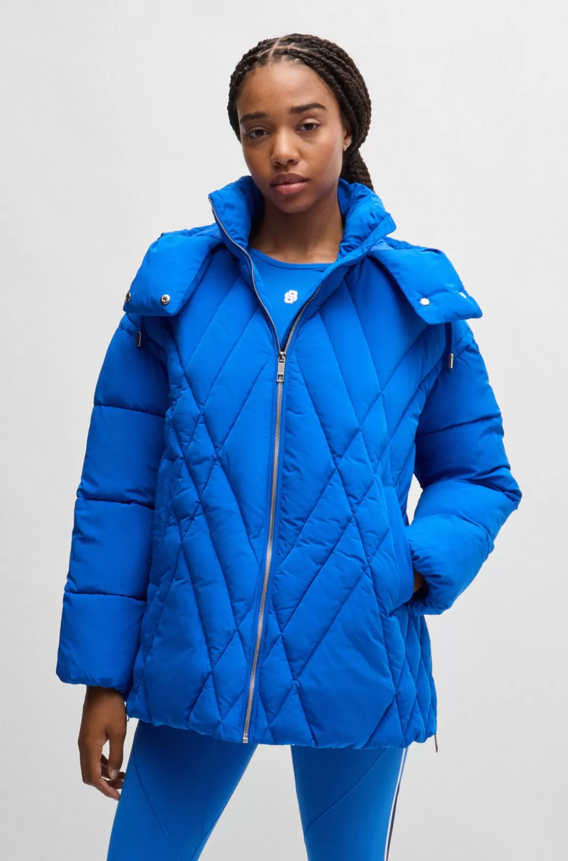 HUGO BOSS Vandskyende Jakke Med Opdateret Quiltning