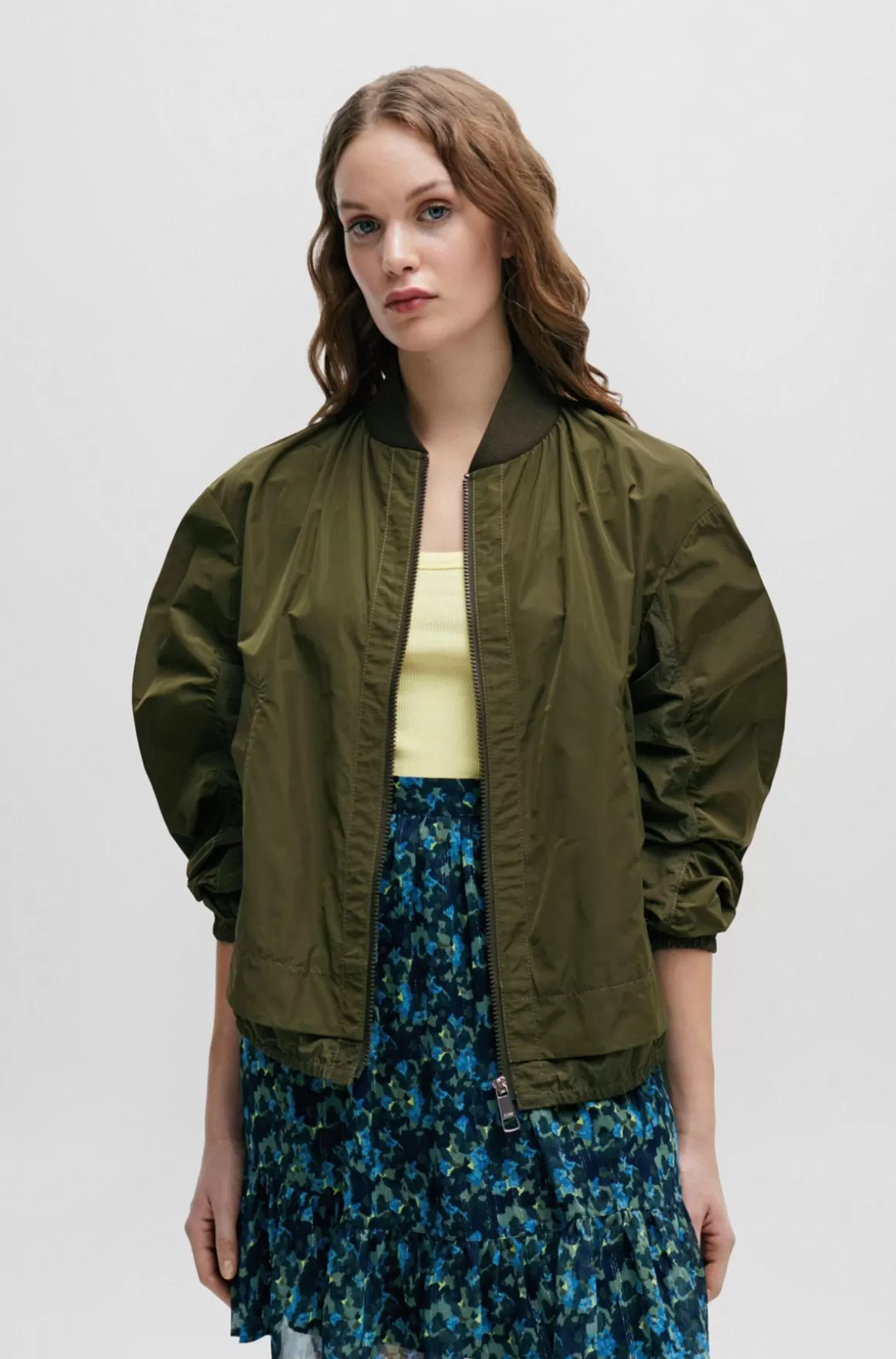 HUGO BOSS Vandskyende Jakke Med Relaxed Fit