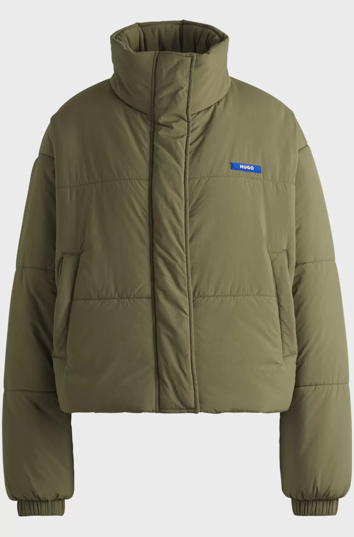 HUGO BOSS Vandskyende Jakke Med Relaxed Fit Og Logomærke I Silikone