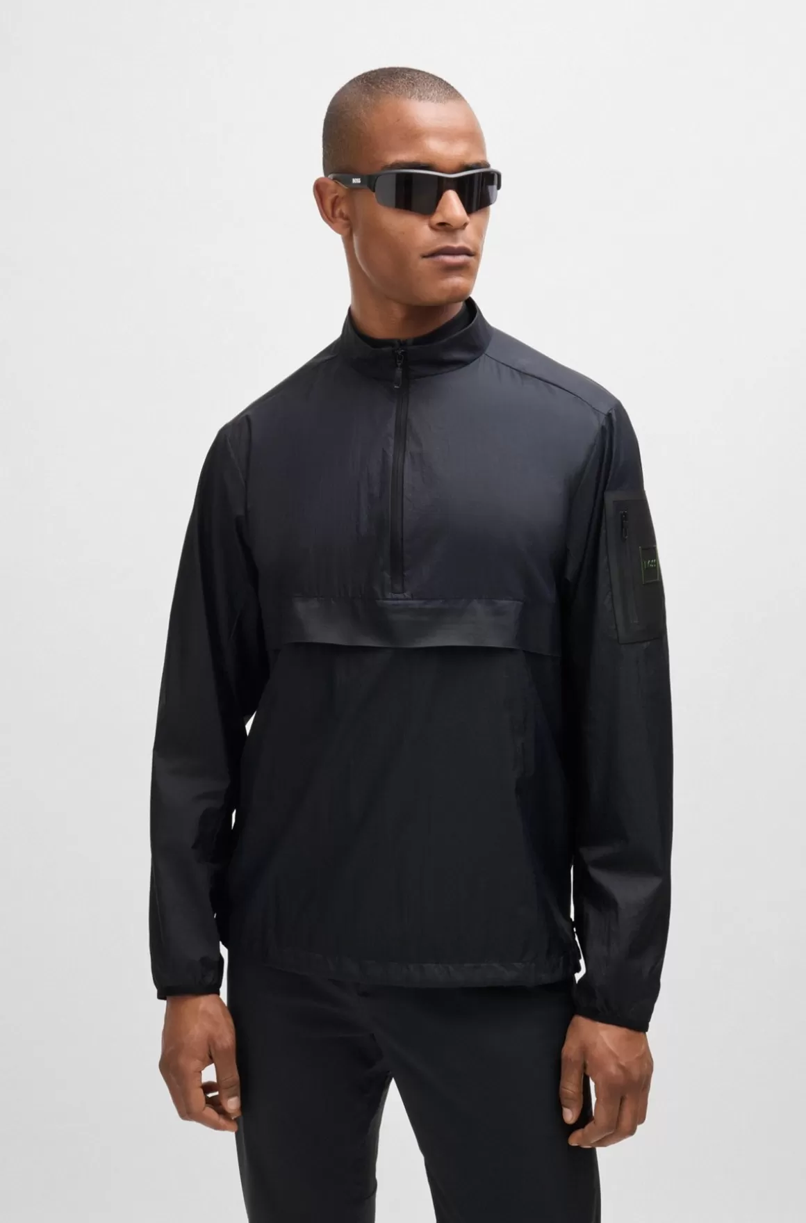 HUGO BOSS Vindjakke Med Regular Fit I Vandskyende Ripstopstof