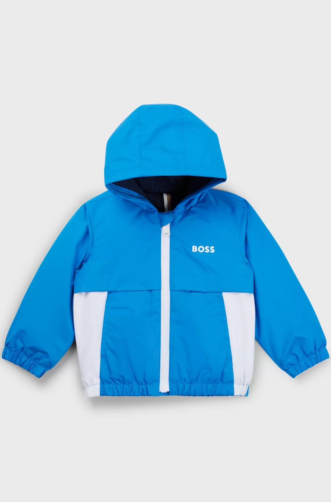 Børn HUGO BOSS Windbreaker Med Colour Blocking Og Monogramprint Til Børn